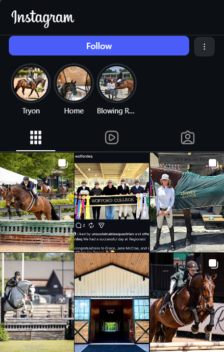 Instagram feature graphic for Charming Bay Farm